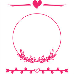 Obraz premium Love template