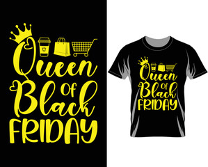 Black Friday t shirt design vector