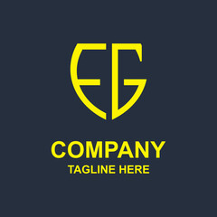 Fototapeta premium creative fg monogram logo design