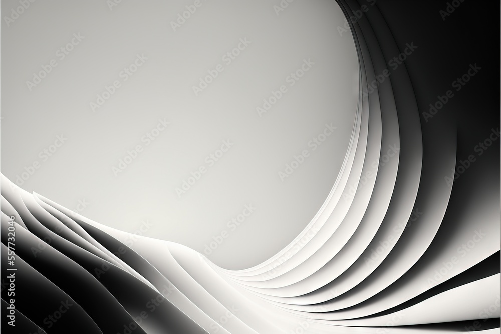 Aufkleber a black and white photo of a curved object with a white background and a black and white photo of a 