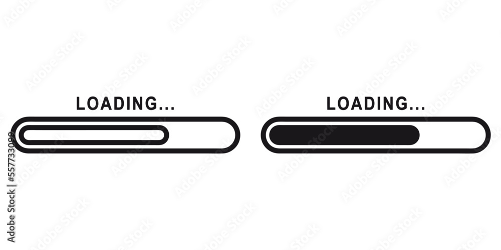 Aufkleber ofvs296 outlinefilledvectorsign ofvs - loading progress bar vector icon . data transfer . software u