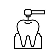 tooth treatment, drilling
