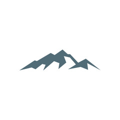 Mountain Illustration Icon Vector Logo Template