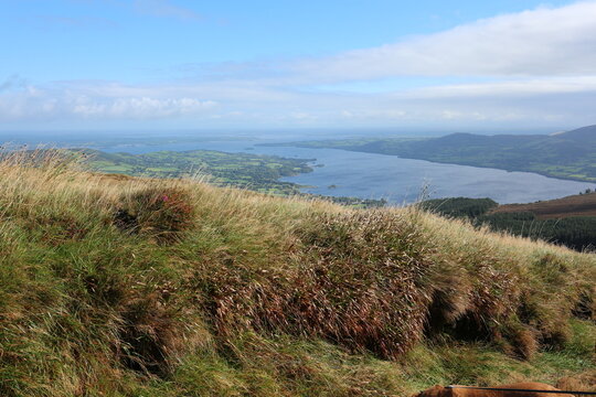 View from Ballylusa mountain - Ballycuggaran - Killaloe - County Clare - Ireland