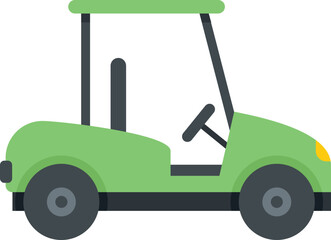 Golf cart bag icon. Flat illustration of Golf cart bag vector icon for web design isolated