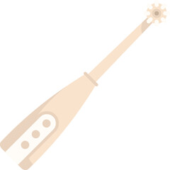 Electric toothbrush battery icon. Flat illustration of Electric toothbrush battery vector icon for web design isolated