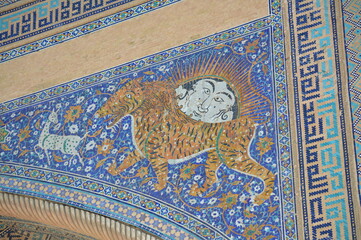 Uzbekistan,Samarcanda,Piazza Registan