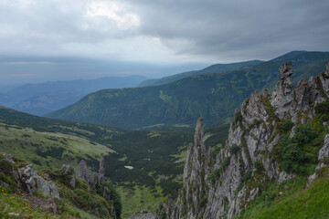 Shpytsy is one of the peaks of the Chornohora mountain range (Ukrainian Carpathians).
