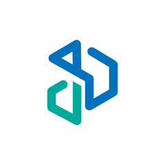 modern technology logo design design and simple