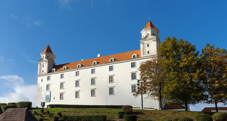 Bratislava Castle, the main castle of Bratislava, the capital of Slovakia.
