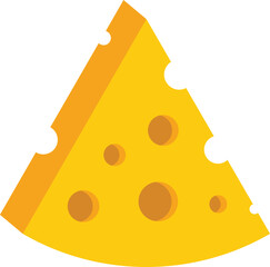 Cheese calories icon. Flat illustration of Cheese calories vector icon for web design isolated