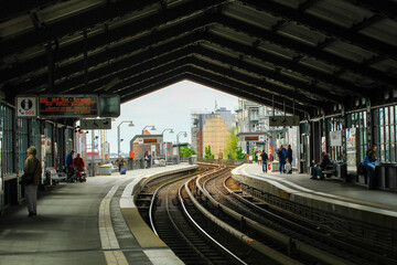 The station Hamburger U-Bahn, Germany