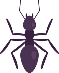 Nature ant icon. Flat illustration of Nature ant vector icon for web design isolated