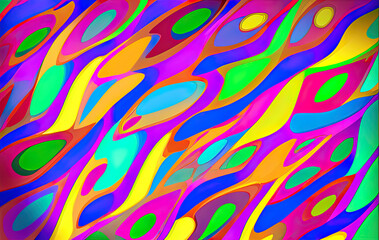 Fototapeta na wymiar Abstract colorful background used in design, background decoration, clothing.