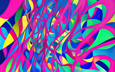 Abstract colorful background used in design, background decoration, clothing.