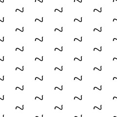 Seamless pattern with sketch squiggle