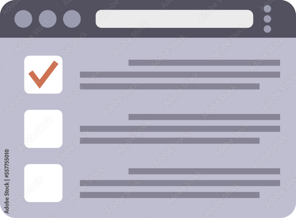 Poster browser icon flat vector. computer window. internet interface isolated