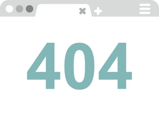 Browser error icon flat vector. Window computer. Screen website isolated