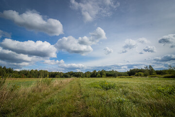 landscape with sky and clouds