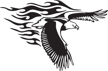 eagle in flight
