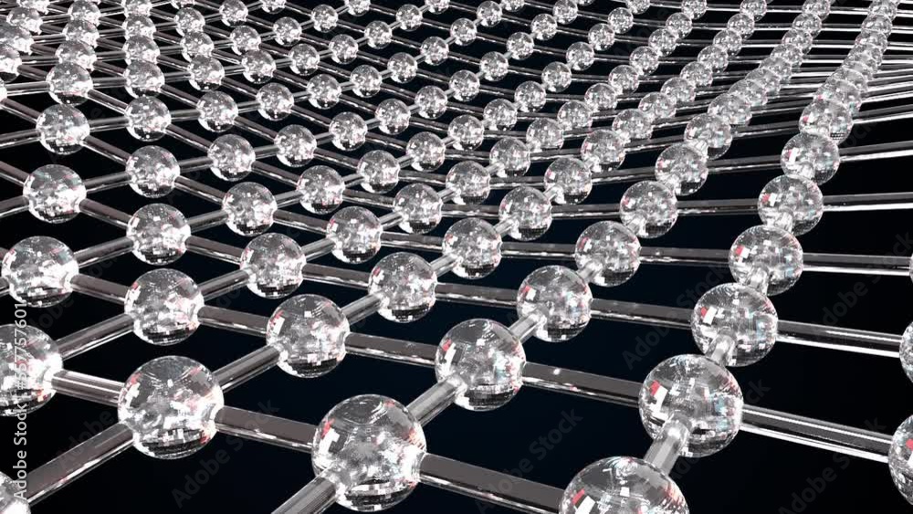 Poster molecule structure. computer generated 3d render