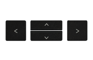 buttons from a computer keyboard, top to bottom to right to left
