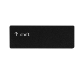 button from computer keyboard shift
