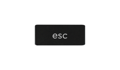 computer keyboard button Esc