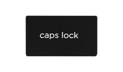 computer keyboard button Caps Lock
