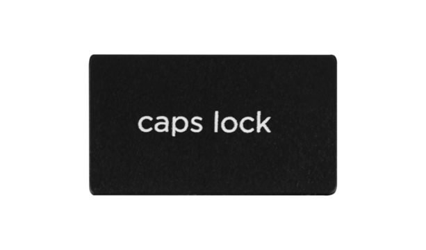 computer keyboard button Caps Lock