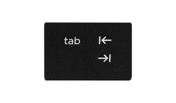 button from computer keyboard tab