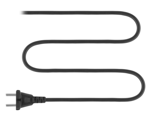 cable with a plug from the mains