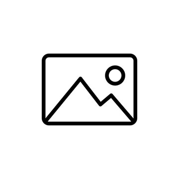 Image vector symbol, modern icon for website or mobile app.
