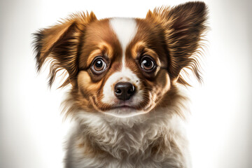 close-up of a dog - hyperrealistic illustration