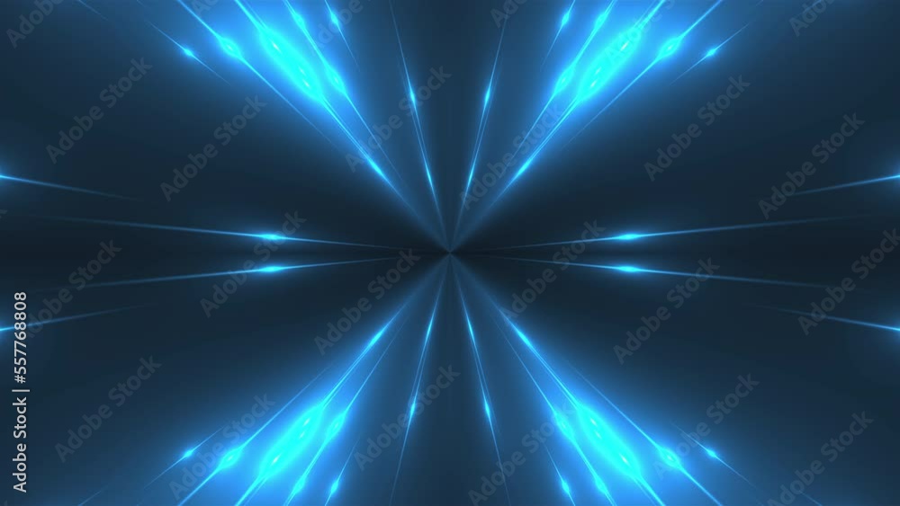 Poster fractal lights. computer generated 3d render