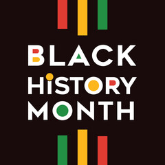 Black History Month. African American History. Celebrated annual. 