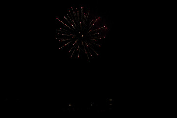 Mega fireworks on a wonderful last day of 2022. Great pyrotechnics shot into the night sky.
