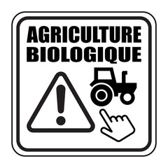 Logo agriculture biologique.