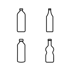 Bottle icon vector for web and mobile app. bottle sign and symbol