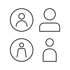 User Icon vector for web and mobile app. person sign and symbol. people icon.