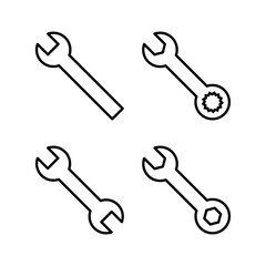 Wrench icon vector for web and mobile app. repair icon. tools sign and symbol