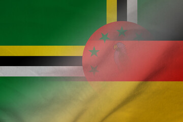 Dominica and Germany official flag international relations DEU DMA