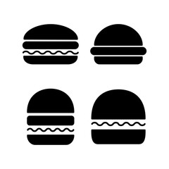 Burger icon vector for web and mobile app. burger sign and symbol. hamburger