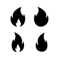 Fire icon vector for web and mobile app. fire sign and symbol