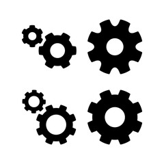 setting Icon vector for web and mobile app. Cog settings sign and symbol. Gear Sign