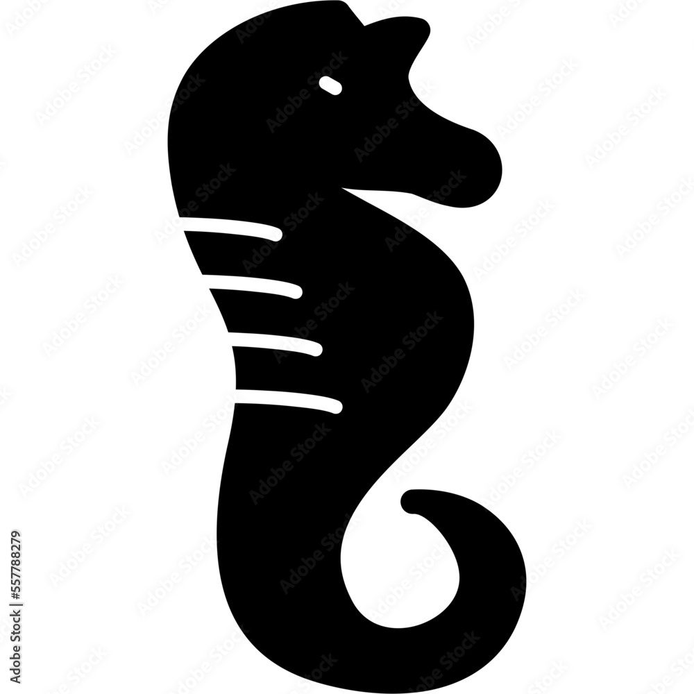 Canvas Prints seahorse icon