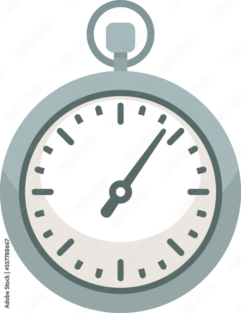 Poster speed stopwatch icon flat vector. stop watch. clock timer isolated