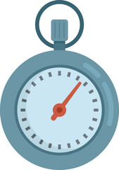 Stopclock icon flat vector. Stopwatch clock. Watch timer isolated