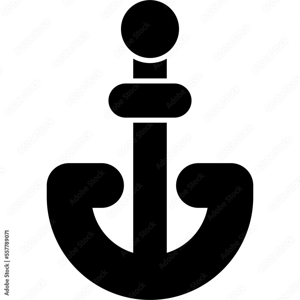 Sticker marine icon