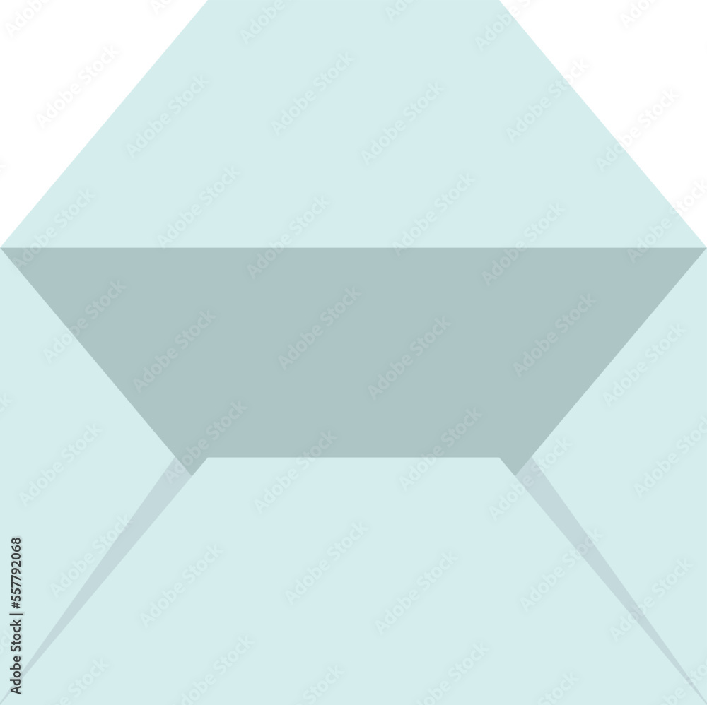 Aufkleber receive envelope icon flat vector. mail letter. send message isolated